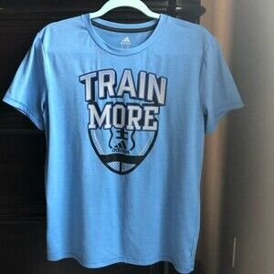 Adidas “TRAIN MORE” short sleeve men’s top